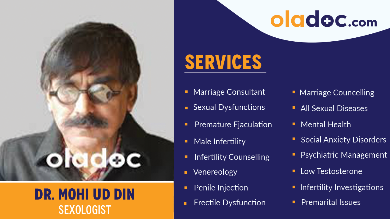 Services provided by Dr. Mohi Ud Din